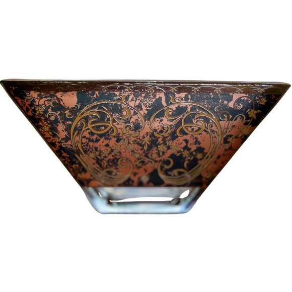 Hand painted gilded bowl - Picture 4 of 6